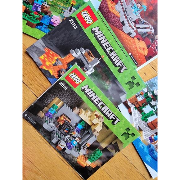 Lego Minecraft 7 Instruction Manuals Only READ - Picture 3 of 5